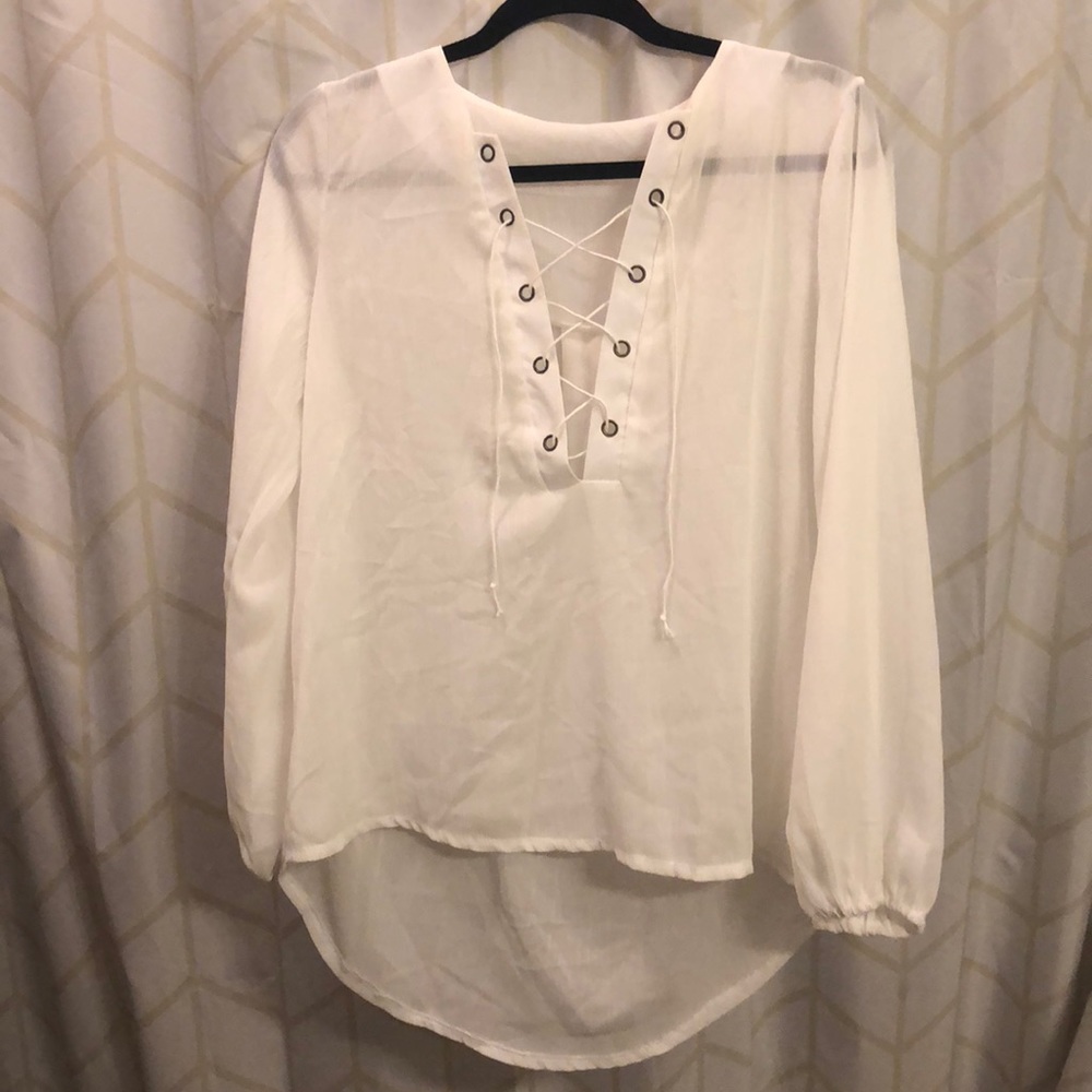 🌻 sheer Blouse - M